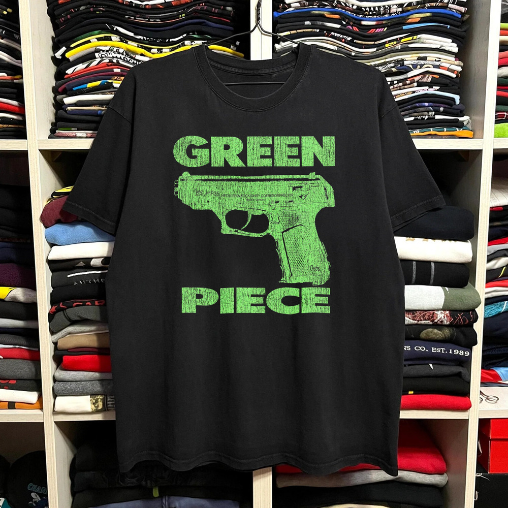 Rare Parody Green Piece , Black Tee